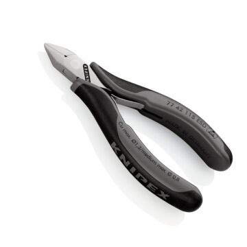 KNIPEX Elektronik-Seitenschneider ESD 115mm ohne Facette, spitzer Kopf
