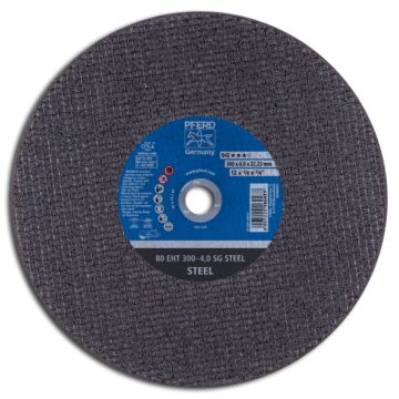 PFERD TRENNSCHEIBE, GERADE EHT 300-4,0MM A24S SG - (STAHL), PFERD TOOLS