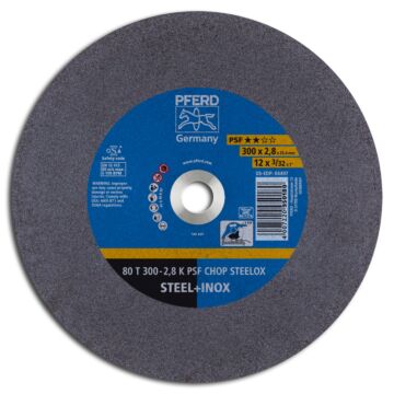 PFERD TRENNSCHEIBE 80 T 300-2,8 K PSF CHOP STEELOX/25,4 NR. 66323075, PFERD TOOLS