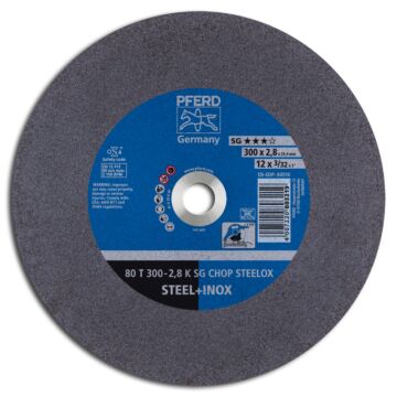 PFERD TRENNSCHEIBE 80 T 300-2,8 K SG CHOP STEELOX/25,4 NR. 66323052, PFERD TOOLS