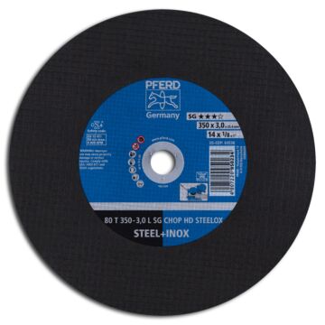 PFERD TRENNSCHEIBE SG CHOP HD STEELOX/25,4 80 T 350-3,0 L, PFERD TOOLS