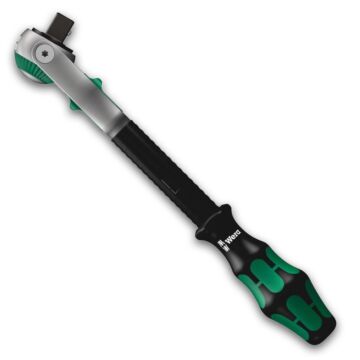 WERA Umschaltknarre 1/2" ZYKLOP 277 mm, mit Kraftform-Griff 5° Rückschwenkwinkel, 72 Zähne