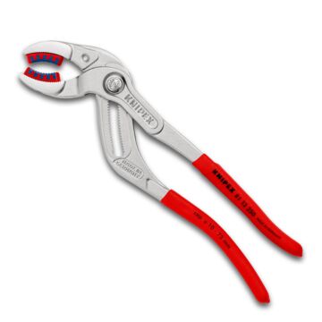 KNIPEX Syphon-Greifzange verchromt 250mm mit Backen