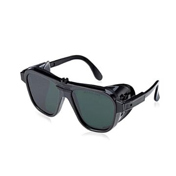 Nylonbrille 872 schwarz oval grün DIN A5 62x52mm, RIMAG