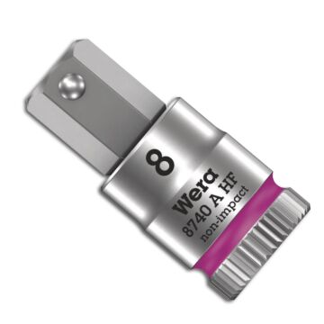 WERA Schraubendreher-Einsatz 1/4", Zyklop, für 6-kant-Schrauben, Nr. 8740 A HF, 28 mm