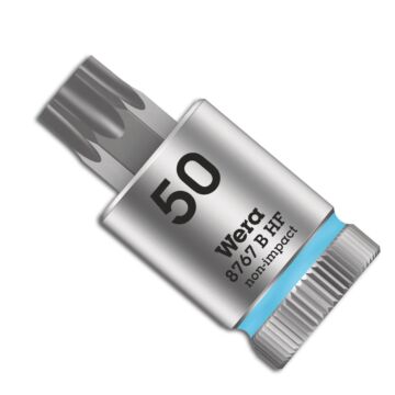WERA Schraubendreher-Einsatz 3/8", Zyklop, für TORX®-Schrauben, Nr. 8767 B TORX® HF, kurz