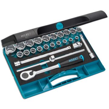 HAZET Steckschlüssel-Satz 1/2" 25-teilig, Nr. 900