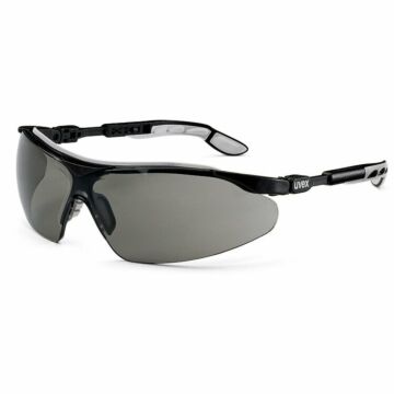 UVEX Schutzbrille I-Vo 9160 schwarz-grau, PC grau/UV 5-2 5 (Schutzbrille) 