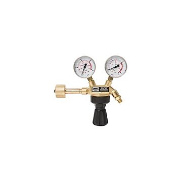 HARRIS Druckminderer mit Absperrventil, 0-30 l/min/300 ba Nr. 942V-30LM, Argon, Mischgas, CO2