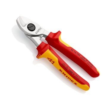 KNIPEX Kabelschere VDE 165mm 15mm  2-Komponenten-Griff Nr. 95 16 165