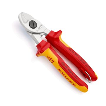 KNIPEX Kabelschere mit Befestigungsöse 165mm