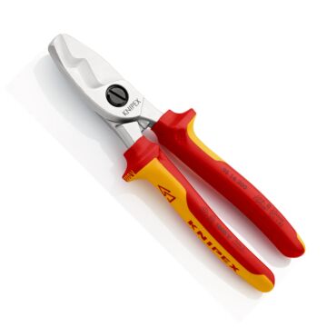 KNIPEX Kabelschere VDE 200mm 20mm 2-Komponenten-Griff Nr. 95 16 200