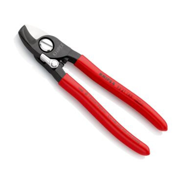 KNIPEX Kabelschere mit Öffnungsfeder 165mm 15mm Kunststoff-Griff