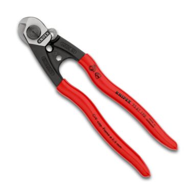 KNIPEX Drahtseilschere 190mm 6mm Kunststoff-Griff Nr. 95 61 190