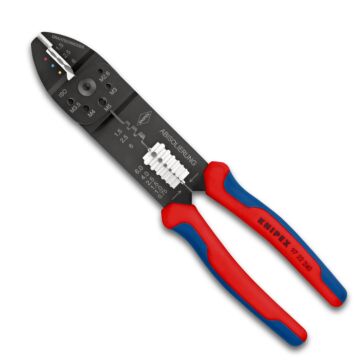KNIPEX Crimpzange für isolierte Kabelschuhe 0,75-6qmm