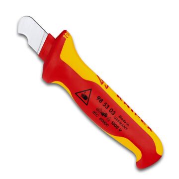 KNIPEX Kabelmesser VDE gebogen