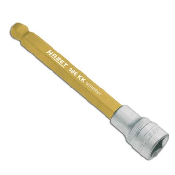 HAZET Schraubendreher-Einsatz 1/2" für 6-kant-Schrauben, mit Kugelkopf, Nr. 986KK