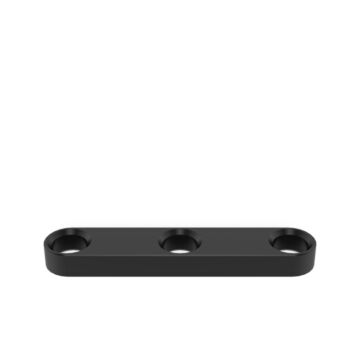 SIEGMUND Adapter für Schraubzwinge für Aluminiumprofile, 3 Loch