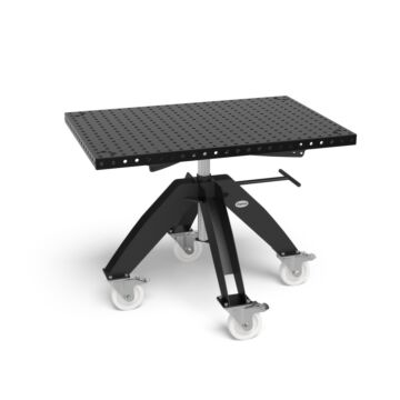 SIEGMUND Drehtisch mobil inklusive Basic Tischoberteil 1200x800mm System 16