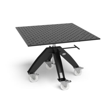 SIEGMUND Drehtisch mobil inklusive Lochplatte 1200x1200mm System 22