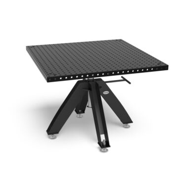 SIEGMUND Drehtisch stationär inklusive Basic Tischoberteil 1200x1200mm System 16