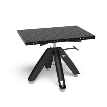SIEGMUND Drehtisch stationär inklusive Basic Tischoberteil 1200x800mm System 16