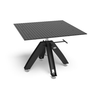 SIEGMUND Drehtisch stationär inklusive Lochplatte 1200x1200mm System 16