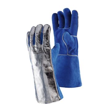 JUTEC 5-Finger-Hitzeschutzhandschuh H05LA235-BL Gr. 11, 250°C Kontakthitze/1000°C Strahlung (Arbeitshandschuh) 