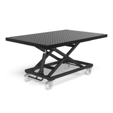 SIEGMUND Mobiler Hubtisch 500 Kilogramm inklusive Basic Platte 1500x1000 Millimeter System 16
