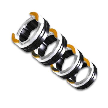 EWM Antriebsrollenset, 37 mm, 1,2mm, rot/orange V-Nut/Rändel für Fülldraht, 4 Rollen