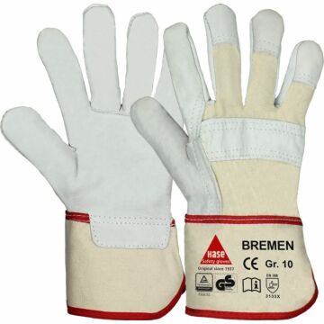 HASE Rindnarbenlederhandschuh Bremen (Arbeitshandschuh) 