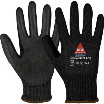 HASE Schnittschutzhandschuh GENUA HD BLACK (Arbeitshandschuh) 