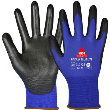 HASE Montagehandschuh Padue blue lite OekoTex (Arbeitshandschuh) 