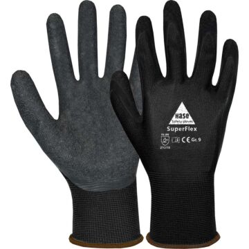 HASE Montagehandschuh Superflex Black