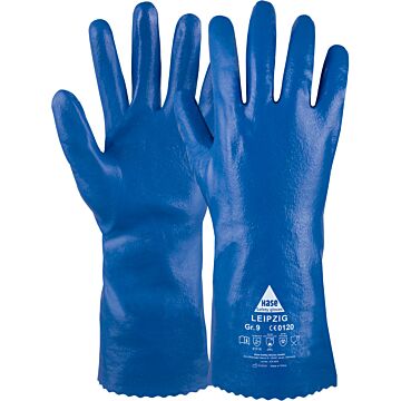 HASE Chemikalienhandschuh Leipzig, blau (Arbeitshandschuh) 