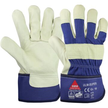 HASE Schweinsnarbenllederhandschuh Ulm-Super (Arbeitshandschuh) 