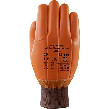 ANSELL Winterhandschuh Winter Monkey Grip 23-191 Gr. 10 (Winterhandschuh) 
