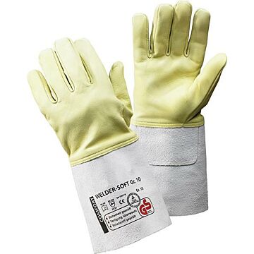 SCHWEISSERHANDSCHUH WELDERSOFT ZIEGENNAPPALEDER GR10 (ARBEITSHANDSCHUH), FORTIS