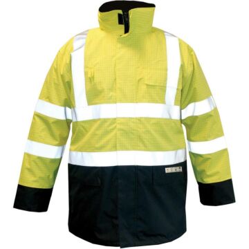 M-SAFE Multinormparka M-Safe Multinorm gelb-blau (Arbeitsparka) 