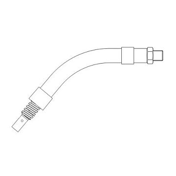 BINZEL BRENNERHALS MB15 AK 50° 002.0009, ABICOR BINZEL