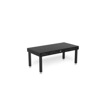 Schweißtisch Professional Extreme 8.7 - 2000x1000x150 Plasmanitriert - mit Diagonalraster Fuß Grundausstattung 700 System 22