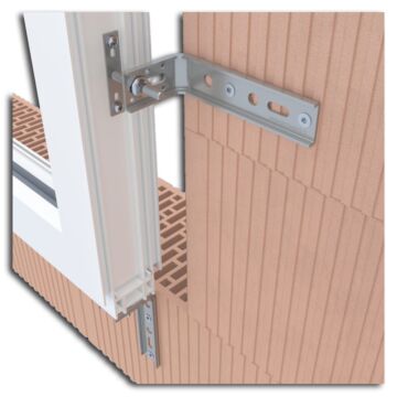 KNELSEN Fenstermontagewinkel FMW (U-Profil) mit Justierelement