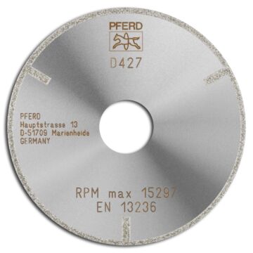 PFERD DIAMANT-TRENNSCHEIBE D1A1R 100-2-22,2 D427 GA G NR. 68410238, PFERD TOOLS