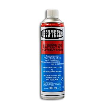 Rissprüfmittel Eindringmittel Diffusions-Rot