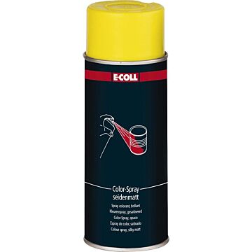 E-COLL Color-Spray 400 ml, seidenmatt RAL 1021 - rapsgelb (Colorspray) 