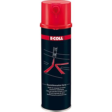 E-COLL EU Baustellenmarkierspray Rot    500 ml