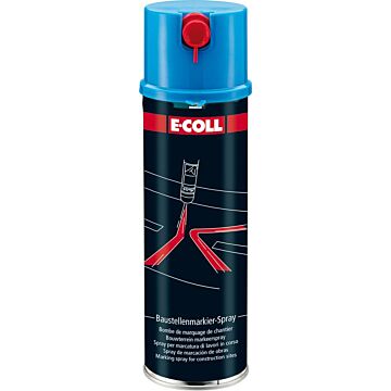 E-COLL EU Baustellenmarkierspray Blau   500 ml