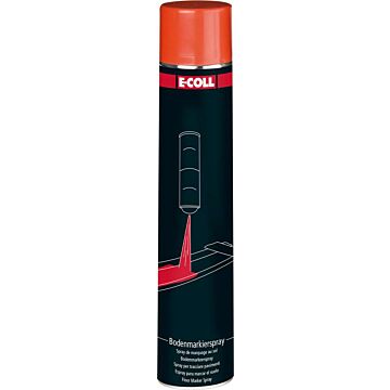 E-COLL Bodenmarkierspray rot    750 ml (Baustellenmarkierspray) 
