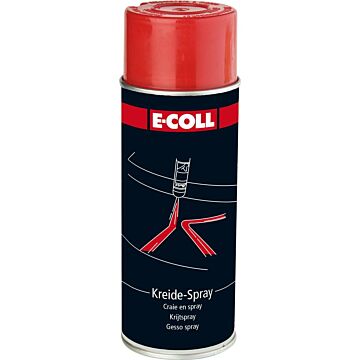 E-COLL Kreidespray rot   400 ml