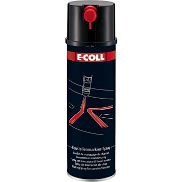 E-COLL Baustellenmarkierspray schwarz   500 ml